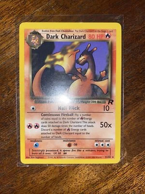 Dark Charizard From Team Rocket Booster Pack, Base Set - Image 1 of 3