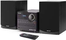 SHARP XL-B515D Black | Micro Hi-Fi Sound System | DAB DAB+ FM | Bluetooth | CD