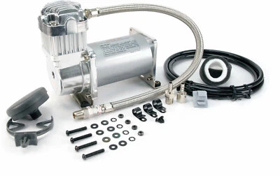 VIAIR 325C Silver Fast Fill Truck Mount Air Compressor for Train Horns - 150 PSI - Image 1 of 4