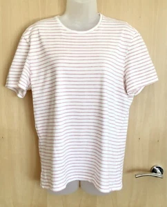 REISS Women’s White And red Striped Top Size L - Picture 1 of 8