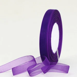 50 Yards 13mm Organza Sheer Ribbon For Decoration DIY Supplies Lot - Picture 1 of 24