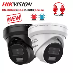 Hikvision 4k 8MP Acusense luce stroboscopica e avviso acustico fotocamera luce ibrida intelligente - Foto 1 di 11