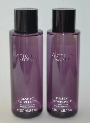 LOT OF 2 VICTORIA'S SECRET BASIC INSTINCT FRAGRANCE MIST BODY SPRAY 8.4 OZ LARGE - Image 1 of 4