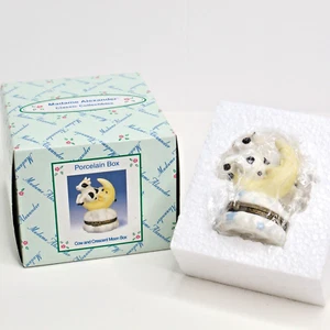 Madame Alexander Cow and the Crescent Moon Porcelain Box 3" in Box - Picture 1 of 8