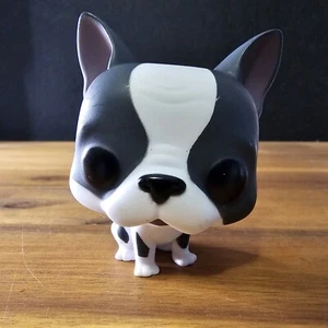 Funko Pop Pets French Bulldog #9 (White & Black) Vinyl Figure Vaulted OOB - Picture 1 of 6