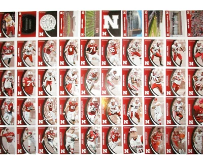 Nebraska Huskers 2015 Panini 50 Card Set Ahman Green - Bell - Suh-Burkhead-Craig - Image 1 of 4