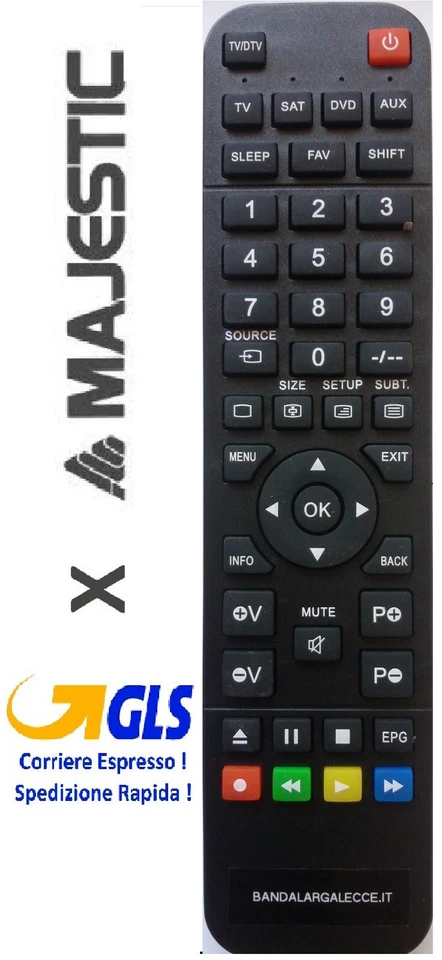 Telecomando per MAJESTIC selezionare il MODELLO arriva già pronto - Immagine 1 di 1