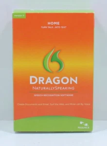 Dragon Version 11: Speech to Text - Home Edition - Nuance - Brand New - Picture 1 of 3