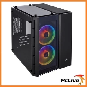 Corsair Crystal 280X RGB Micro ATX Case Tempered Glass Window Gaming Mid Tower - Picture 1 of 1