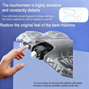 (4 in 1) for DJI Neo 2 Lens, Sensor, and Side Screens Protector/ Drone Lens Film - Picture 1 of 11