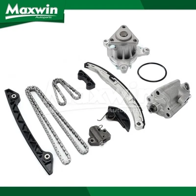 Kit de cadena de distribución bomba de agua de aceite para Ford Escape Focus Mazda Mercury 2,3 L Foto 1 de 4