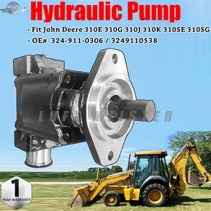 Fit John Deere 310G 310J 310K 310E 324-911-0306 AT179792 Main Hydraulic Pump - Picture 1 of 10