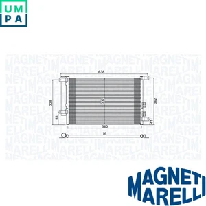 CONDENSER AIR CONDITIONING 350203733000 FOR ALFA ROMEO 156/Sportwagon GT 147 - Picture 1 of 8