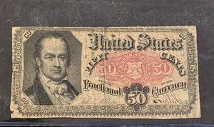 1875 US Fractional Note 50 Cent William H. Crawford!!!!! - Picture 1 of 4