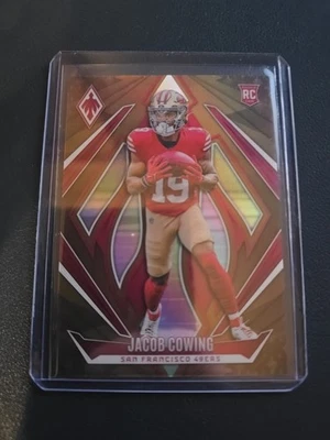 2024 Phoenix Football Jacob Cowing Bronze Fade 9/75 #186 - Image 1 of 2