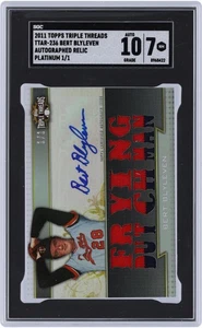 Bert Blyleven Twins Signed 2011 Topps Triple Threads #TTAR-236 1/1 SGC 7/10 Card - Picture 1 of 4