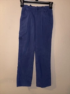 Cub Scouts BSA - GIRLS Roll Up Uniform Pants Navy Blue Size Girls S 7/8 + Shorts - Picture 1 of 4