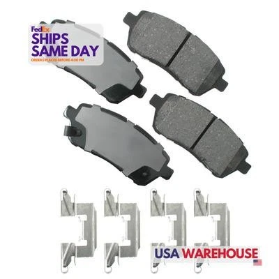 Freno Akebono ACT1454, Juego de 4 Cerámicos Ford Fiesta Se Adapta 19-11 Mazda 2 Se Adapta a 14-1 Foto 1 de 4