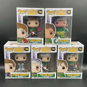 POP! The Mighty Ducks FULL Complete Set Of 5 Conway, Bombay, Goldberg Banks Reed - Picture 1 of 13