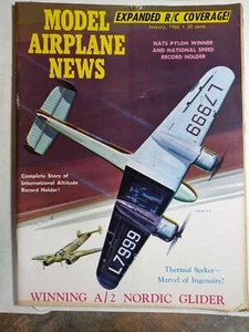 Model Airplane News, January 1966 - GOOD condition - Picture 1 of 12