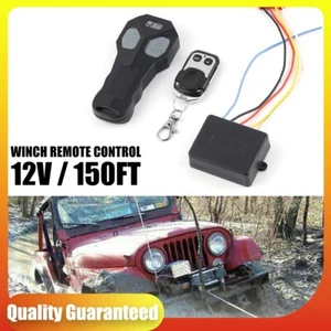 Wireless Winch Remote Control Kit DC12V Switch Handset for Truck Jeep ATV SUV - Picture 1 of 9