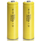 PKCELL Rechargeable AA Batteries 1.2V 300mAh NiCD Battery for Solar Light 2pcs