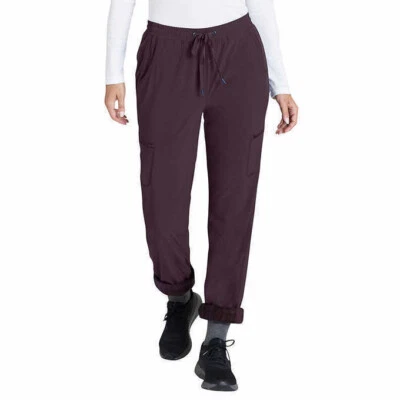 Pantalones forrados de lana Eddie Bauer para mujer talla 16 púrpura con cordón con bolsillos Foto 1 de 4