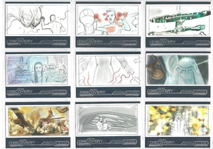 Star Trek Discovery Season 3 -14 Karten Storyboard Artwork Chase Set - Rittenhouse - Bild 1 von 4