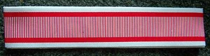 ÖSTERREICHISCH - ""Tapferkeit"", Medaillenband x 6". 40 mm breit. - Bild 1 von 1