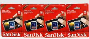 SanDisk SDHC 16GB Memory Card Lot Of 5  -water-temp-shock-X Ray proof Free Ship