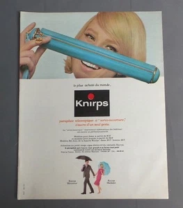 PUB PUBLICITE ANCIENNE ADVERT CLIPPING 310817 / PARAPLUIE TELESCOPIQUE KNIRPS - Picture 1 of 1