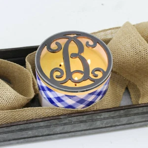 Monogramm Buchstaben Handarbeit Candle-Saver™ Marken Topper! Hilft Entkernungen zu verhindern! - Bild 1 von 54