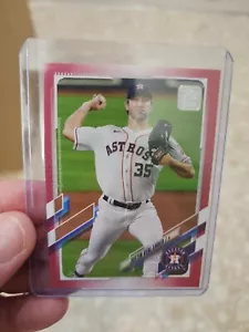Jarra Astros 2021 Topps 112 Justin Verlander día de la madre rosa 12/50 - Imagen 1 de 3