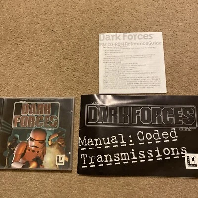 Star Wars Dark Forces CD-ROM LucasArts. Game, case and manual - Image 1 of 3