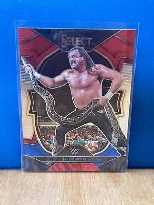 2023 Panini Select WWE RED BLUE PRIZM #69 Jake the Snake Roberts - Image 1 of 2