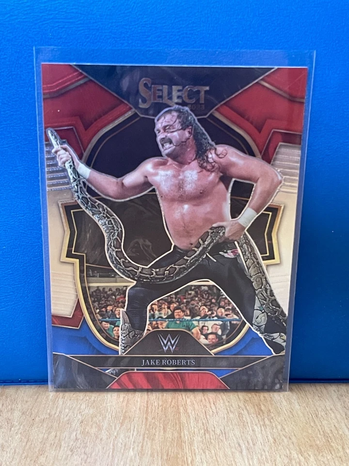 2023 Panini Select WWE RED BLUE PRIZM #69 Jake the Snake Roberts - Image 1 of 2