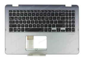 DO Asus VivoBook Flip 15 TP510UA TP510UF TP510UQ Palmrest Keyboard LED US szary - Zdjęcie 1 z 2