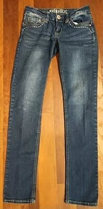 Hydraulic Jeans Sz 5/6 Womens Blue Stretch Ladies Denim Pants Low Rise Skinny  - Picture 1 of 7
