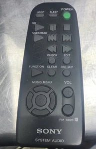 Sony HCD-D170 HCD-G1100 Stereo Remote Rm-sd25 - Picture 1 of 3