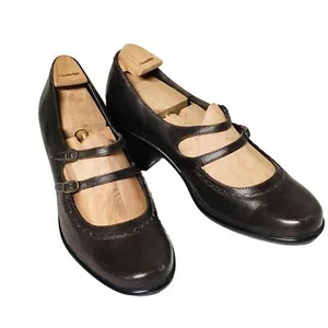 DANSKO Babette Brown Mary Jane DBL Strap 2.5" Heels EUR 41/US 10.5 * LN * FIRM - Picture 1 of 18