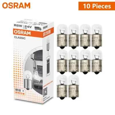 10pcs Osram 24V R5W 5W Truck Interior Light Original Auto Turn Signal Bulbs 5627 - Image 1 of 4