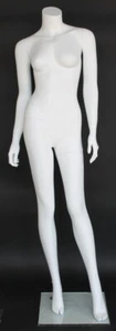 New! 5 ft 5 in Headless Female Mannequin Matte White Body Form Torso  STW108WT - Picture 1 of 5