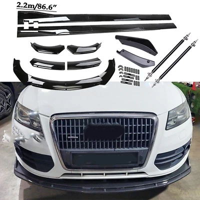 Front Bumper Spoiler Body Kit / Side Skirt/Strut Rods For Audi Q5 2009-202 Foto 1 de 4