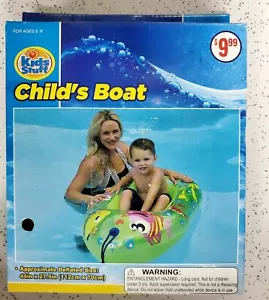 SCHLAUCHBOOT KINDERBOOT VON KIDS STUF, ALTER 3-6 GRÖSSE 44 X 27,5 - Bild 1 von 1