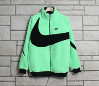 nike big swoosh reversible fleece jacket