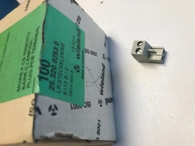 Wieland Leiterpl.-Buchsenleiste 8113 B / 2 Kabelsteckverbinder Steckklemme