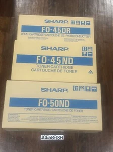 3 cartucce toner nero affilate FO-45ND FO-45DR cartucce batteria toner FO-50ND ✅ - Foto 1 di 3
