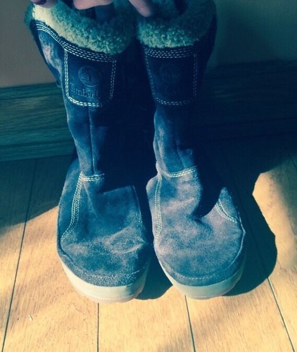 Stivali Mukluk scamosciati neri Timberland ottime condizioni taglia 7M