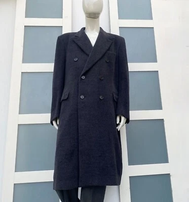 UltraRare & Gorgeous YSL ''Rive Gauche'' Hedi Slimane AW00 Lamb Wool Long Coat - Image 1 of 4