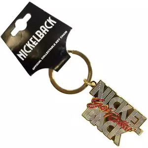 NICKELBACK - GET ROLLIN' - METAL KEYCHAIN - BRAND NEW - MUSIC NKBKEY01 - Picture 1 of 1